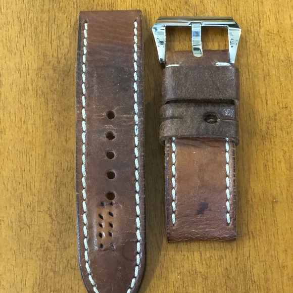 Mauser ammo watch strap for Panerai radiomir w/ wire lugs - Picture 2 of 2